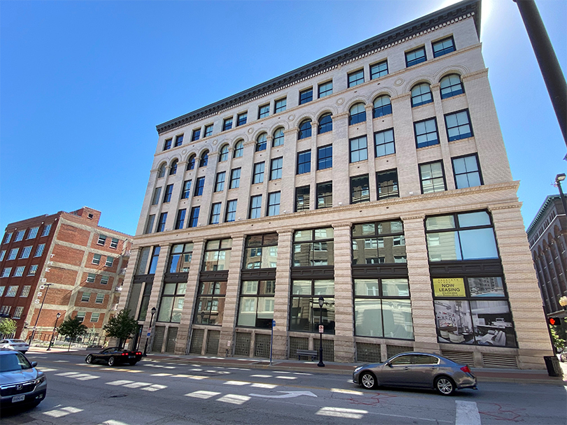 Street view of the Roaster’s Block apartment buildings