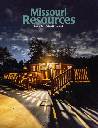 The yurt at Table Rock State Park, near Branson, is the definition of “glamping.” The large tent-like structure is complete with amenities similar to a stay in a hotel.