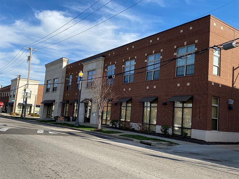 Street view of the North Sarah apartment buildings