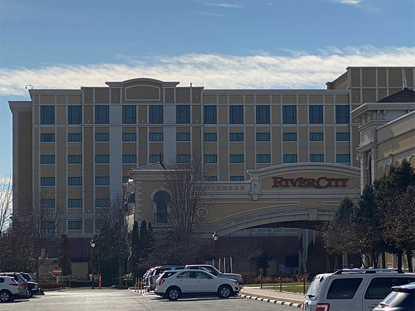 Street view of the St. Louis Port Authority Industrial Complex, now home to River City Casino