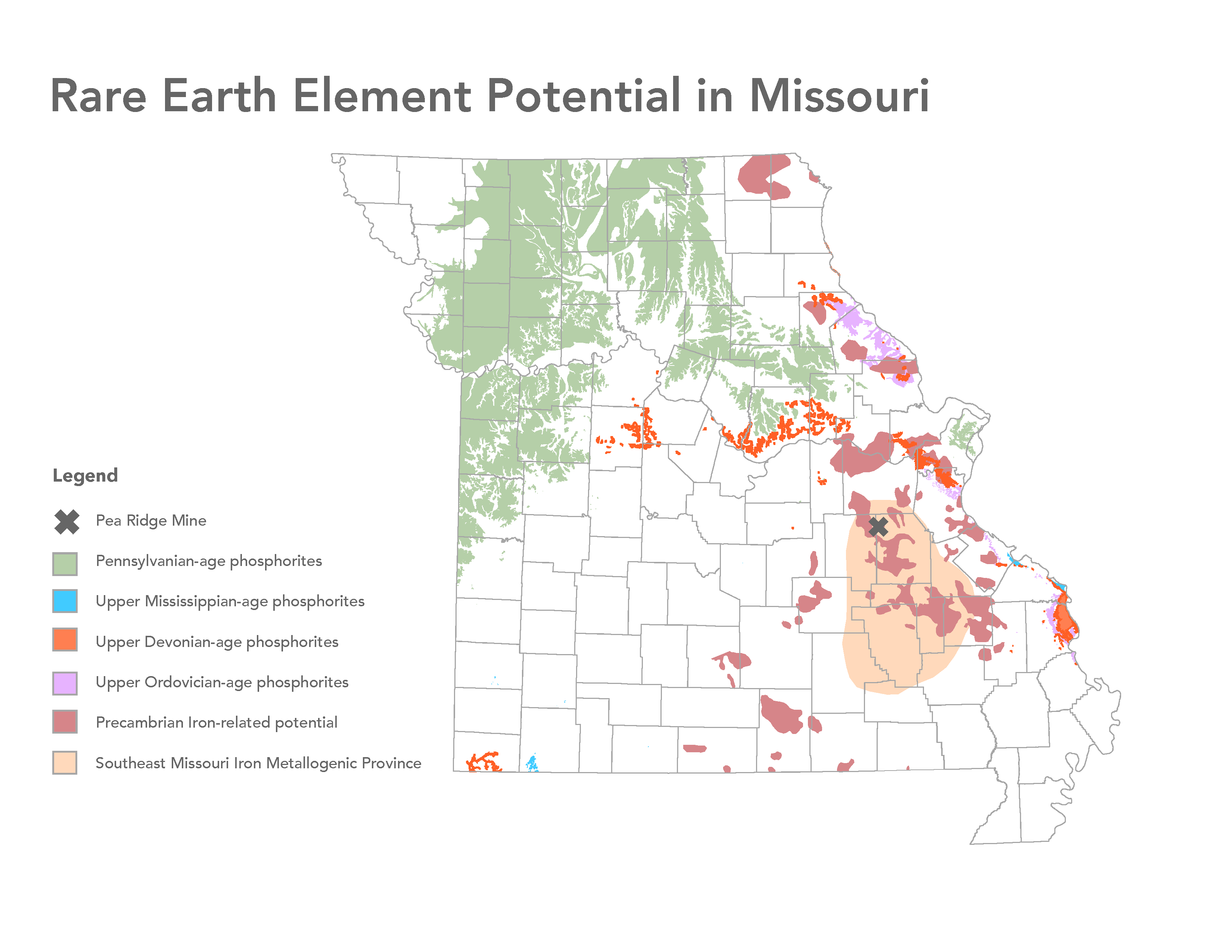 Rare Earth Elements Map