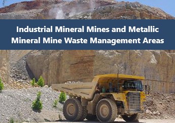 Industrial Mineral Mines and Metallic Mineral Mine Waste Management Areas mapping viewer image link