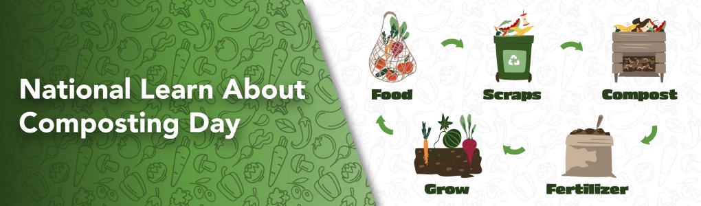 The compost life cycle, a natural process that converts organic waste into natural fertilizer to help new plants grow