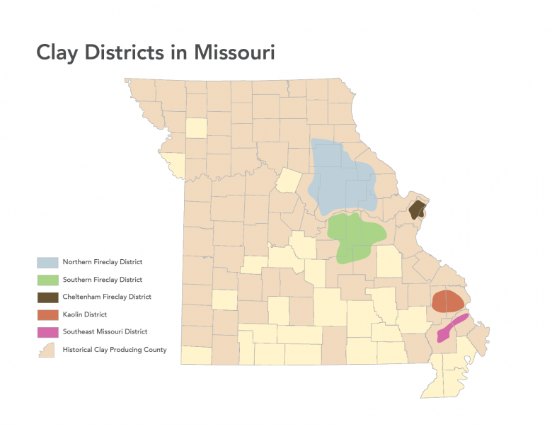 Clay Districts Map