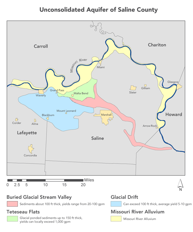 Unconsolidated Aquifer Saline County