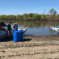  Environmental emergency response assists EPA to recover abandoned containers during a flood in Atchison County.