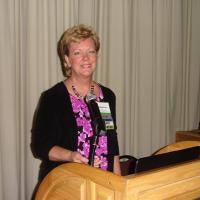 MoDNR employee Catherine Jones presenting at the 2016 Conference