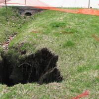 Christian County sinkhole