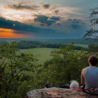 People Enjoying Missouri's Outdoors Category Finalist - Alexander Jimenez, Overlooking the Bluffs, Cuivre River State Park