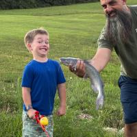 People Enjoying Missouri's Outdoors Category Finalist - Holly B. Gray, Surprise Catfish Catch