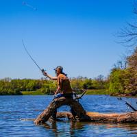 People Enjoying Missouri's Outdoors Category Finalist - Justus Bearden, Casting a Line