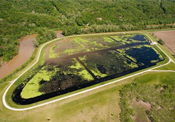 A wastewater treatment plant in Columbia