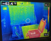 Thermal image based on heat signature