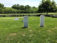 In the cemetery, Nathan and Olive Boone’s graves are among the few of the known locations.