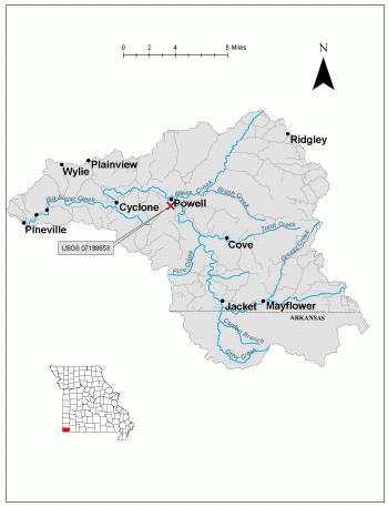 USGS Streamgage - Big Sugar Creek near Powell Figure 1