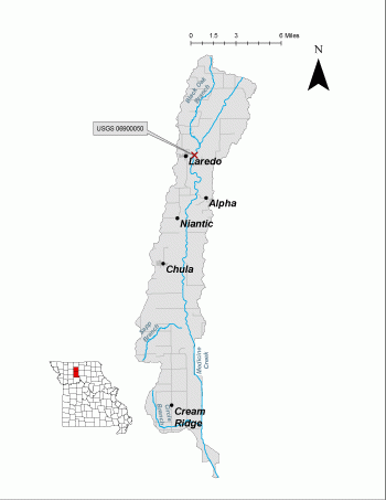 USGS Streamgage - Medicine Creek near Laredo Figure 1