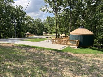 Area that new yurts have been constructed