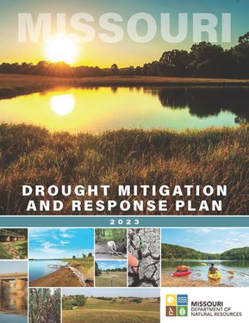 A compilation of photos showing the visual affects of drought to the environment